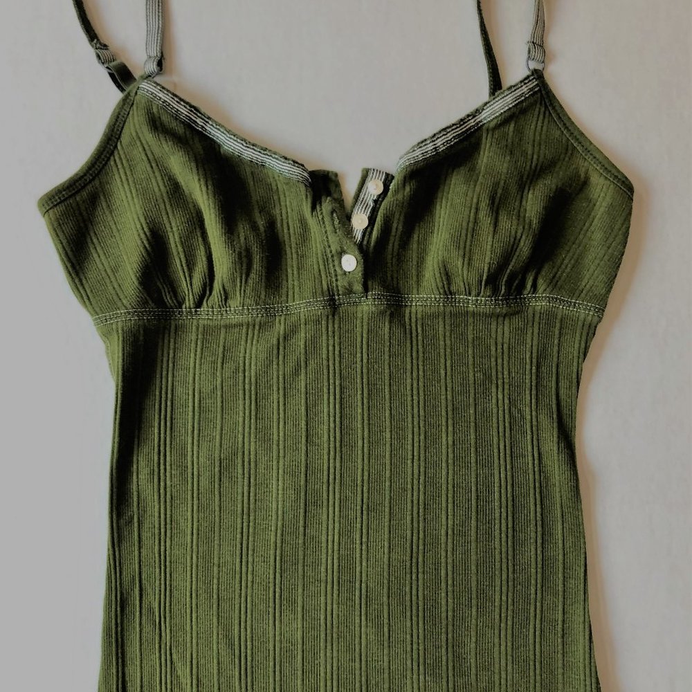 Aeropostale Army Green Tank